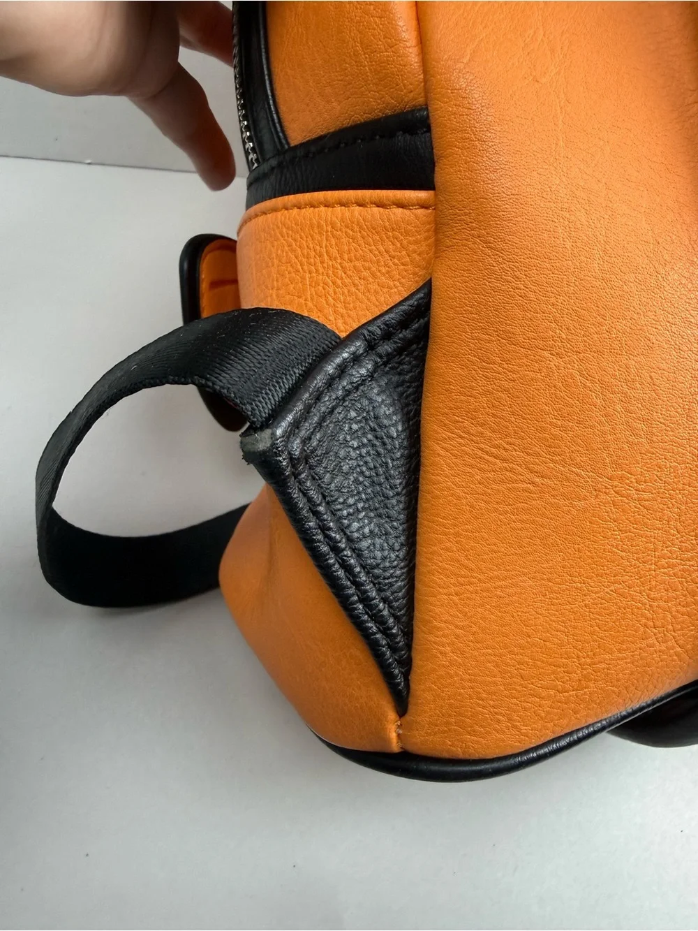 Loungefly Disney Pixar Mini Backpack Finding Nemo Orange HEART LOGO